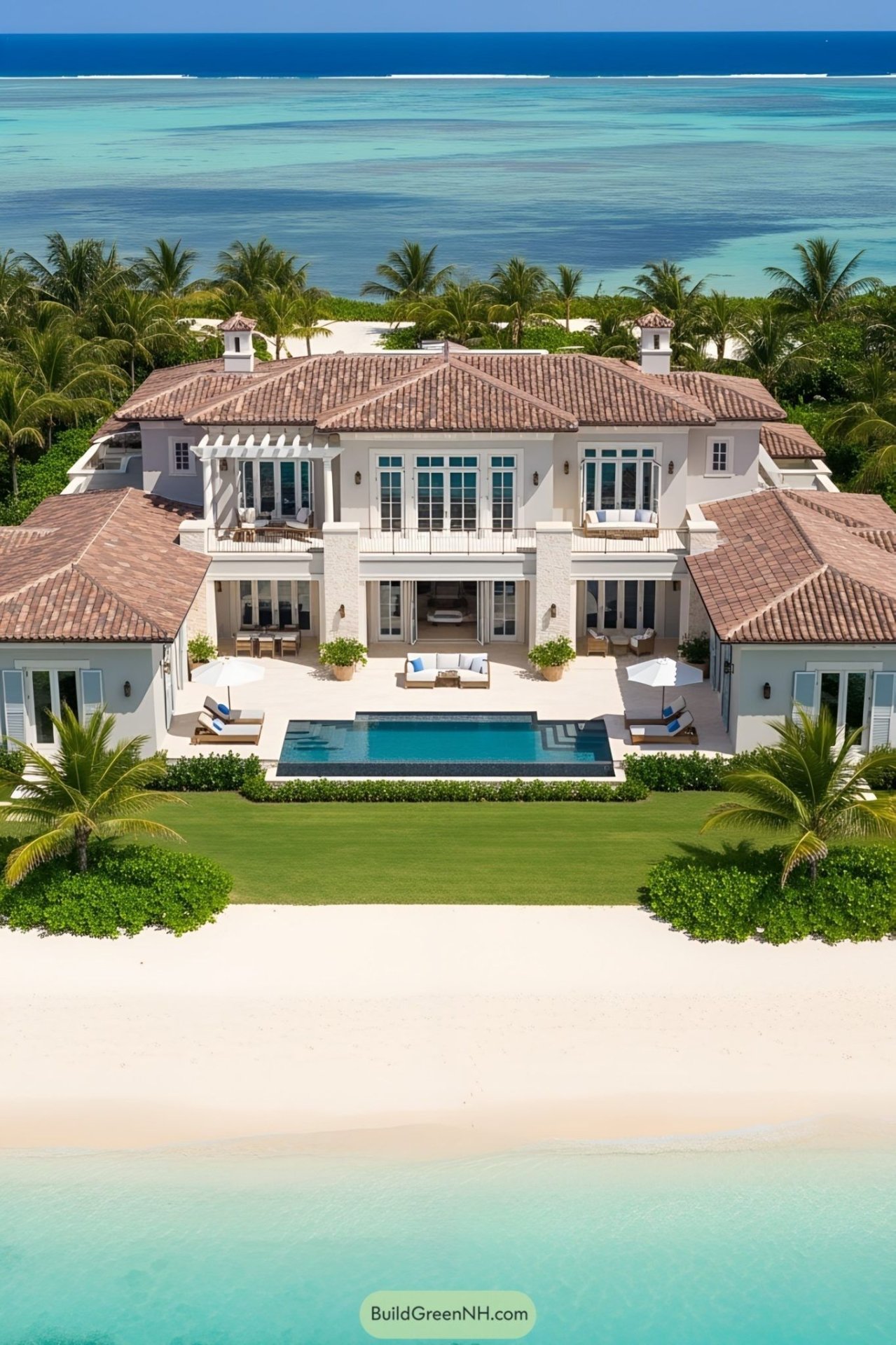 Luxury Beachfront Villa with Pool and Ocean Views