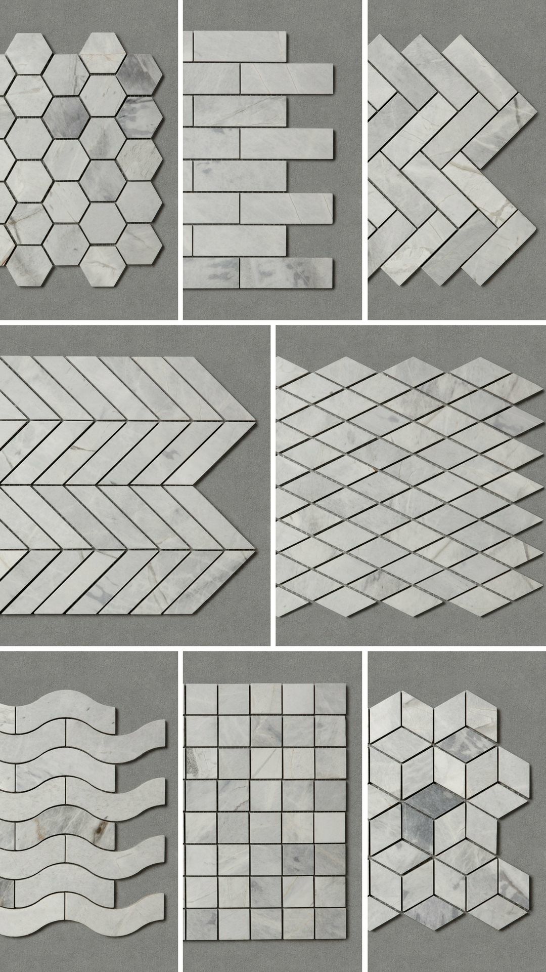 Geometric Marble Tile Patterns for Modern Spaces